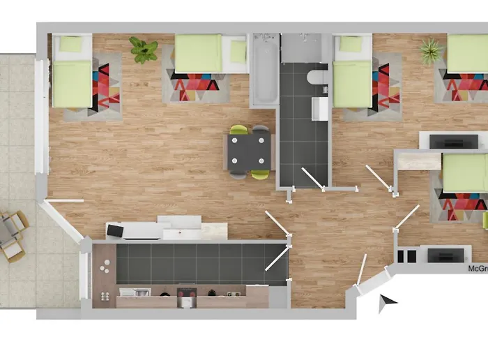 Apartamento Cozy Balcony In Essen-kupferdreh Essen